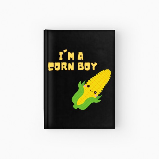 Corn Boy - Corntastic Design Corn Kid Hardcover Journal