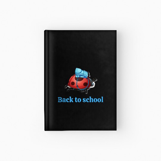 Ladybug back to school Hardcover Journal
