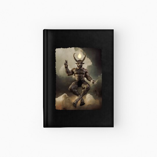 Daddy Baphomet dark PG Hardcover Journal
