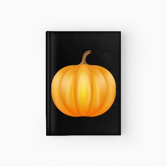 Unique Pumpkin. Fruit Halloween Hardcover Journal