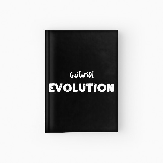 Guitarist Evolution - Guitar Hardcover Journal