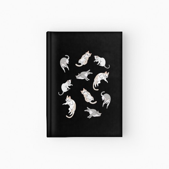 cat style Hardcover Journal