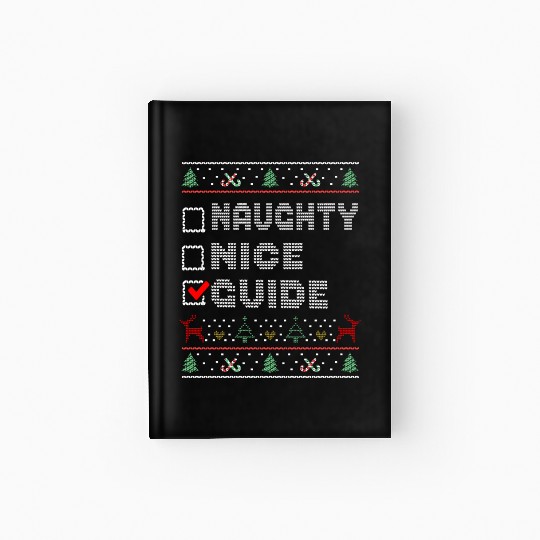 Naughty Nice Guide, Matching Christmas Group Hardcover Journal