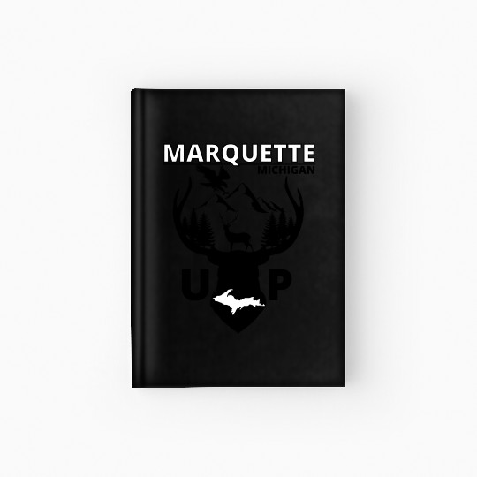 Marquette Michigan Upper Peninsula Hardcover Journal