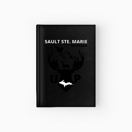 Sault Ste. Marie Michigan Upper Peninsula Hardcover Journal