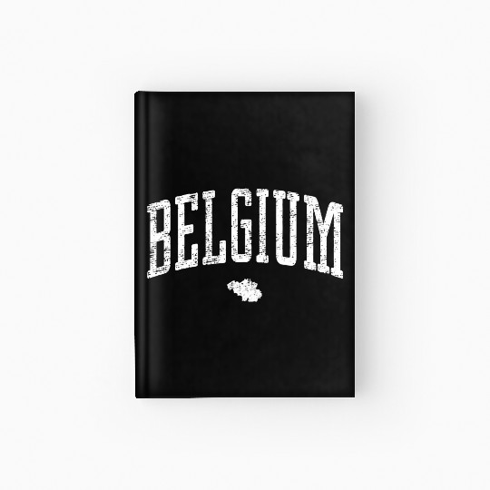 Belgium Icon Vintage Hardcover Journal