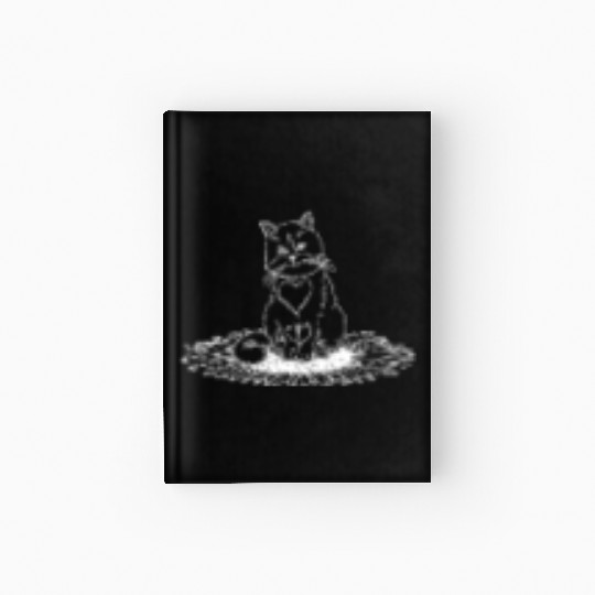 Cat Sunflower Cat Owner Cat Lover I Cute Cat Sunfl Hardcover Journal