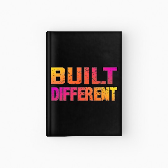 Built Different On Another Level Funny Gaming Hardcover Journal