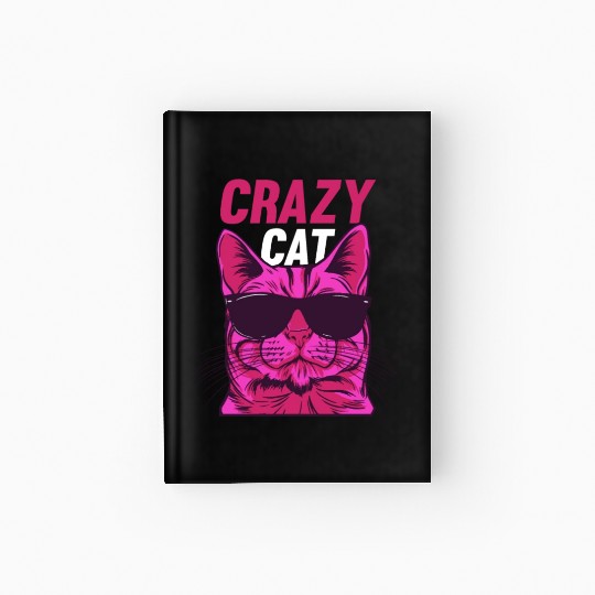 Cat Lover Cat Owner Funny Cat Meme I Crazy Cat Hardcover Journal