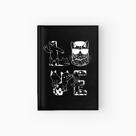 Cat LOVE Cats I Cute Cat Lover I Cat Owner LOVE Ca Hardcover Journal