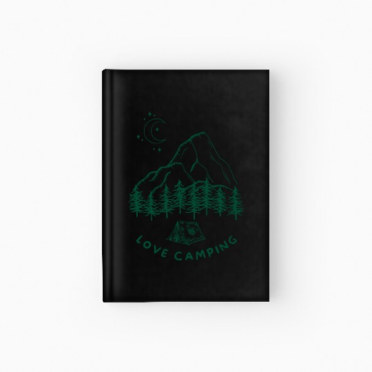 Love Camping Hardcover Journal
