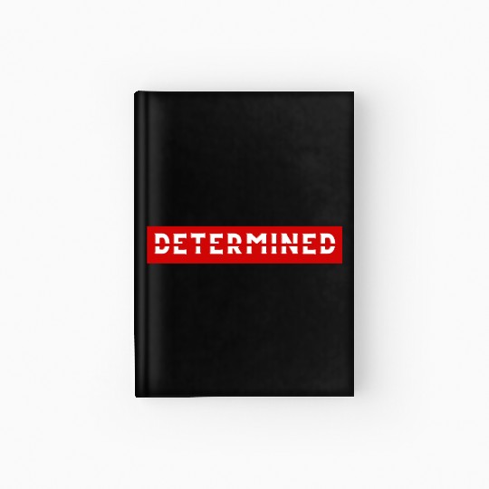 Determined Motivation business fitness workout Hardcover Journal