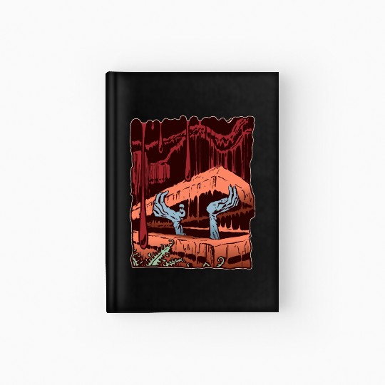 Zombie Coffin Hardcover Journal