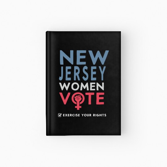 New Jersey Women Vote Voter 2022 Election Hardcover Journal