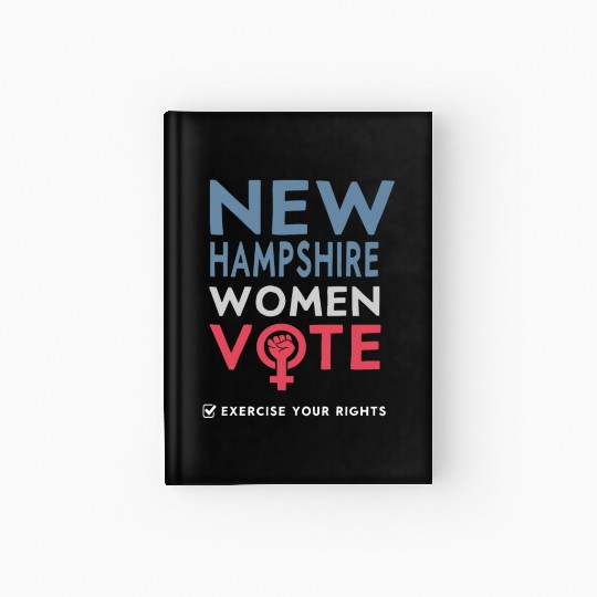 New Hampshire Women Vote Voter 2022 Election Hardcover Journal
