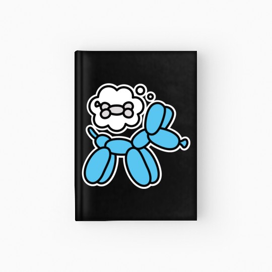 Balloon animal balloon dog balloon artist bone Hardcover Journal