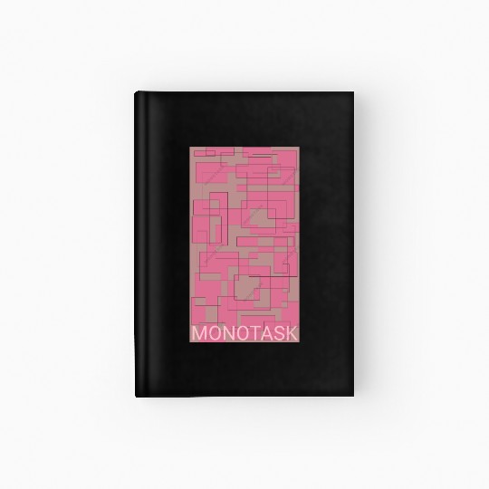 Pink print by MONOTASK Hardcover Journal