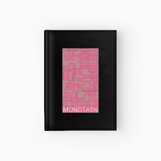 Pink print by MONOTASK Hardcover Journal