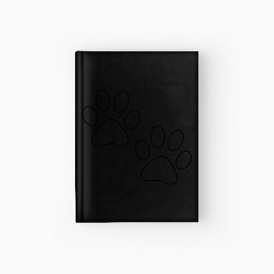 Paw Print For Dog and Cat Lover Hardcover Journal