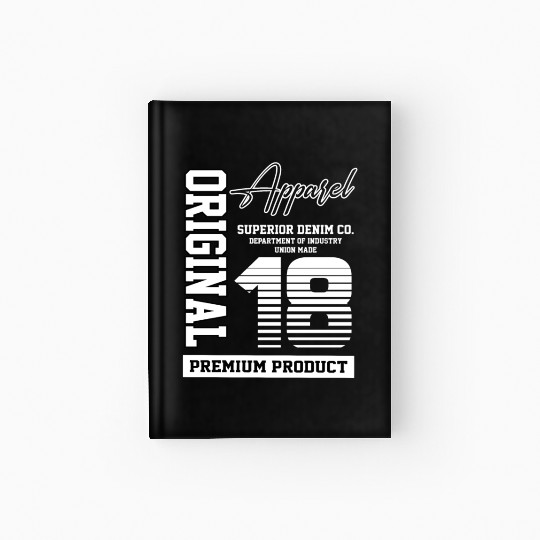 2018 Vintage Birthday Vintage Gift Retro Hardcover Journal