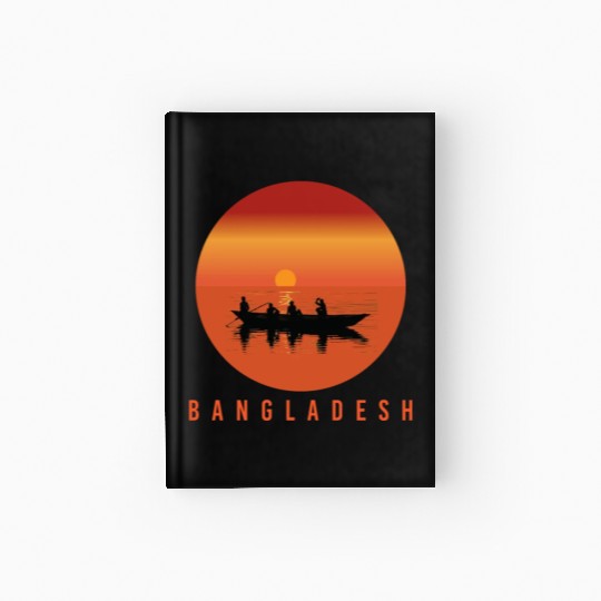 Bangladesh Natural Sunset Silhoutte Hardcover Journal
