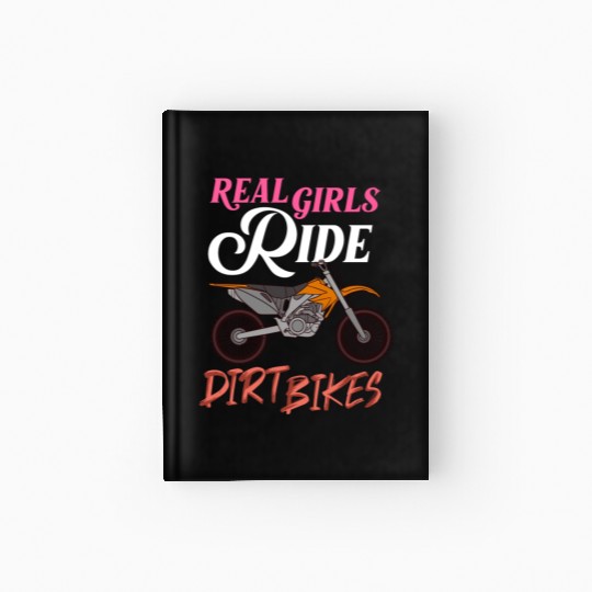 Dirt Bike Electric Motocross Riding MX Rider Hardcover Journal