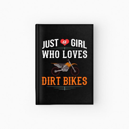 Dirt Bike Electric Motocross Riding MX Rider Hardcover Journal