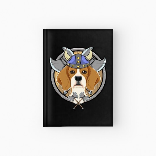 Beagle I Valhalla I Viking Hardcover Journal