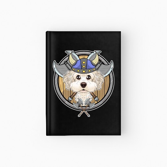 Bichon Frise I Valhalla I Viking Hardcover Journal