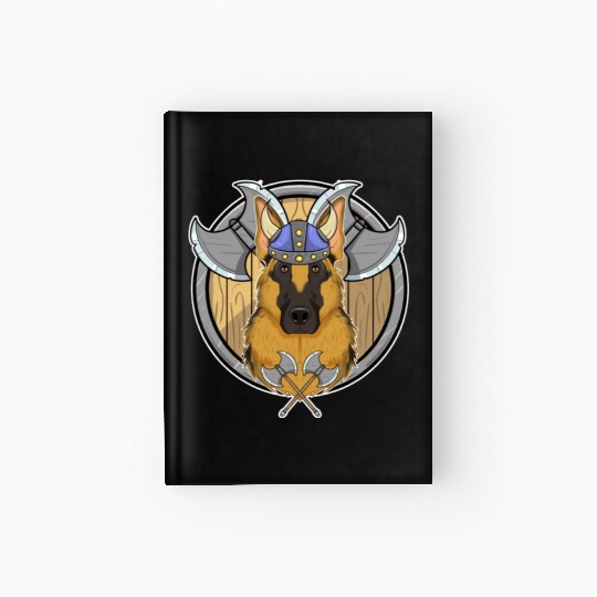 German Shepherd I Valhalla I Viking Hardcover Journal