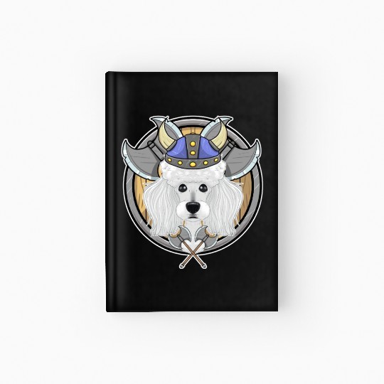 Poodle I Valhalla I Viking Hardcover Journal