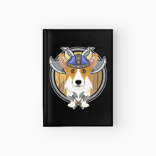 Welsh Corgi I Valhalla I Viking Hardcover Journal
