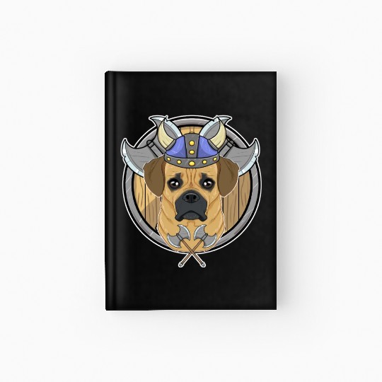 Puggle I Valhalla I Viking Hardcover Journal