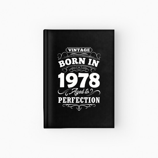 1978 Birthday Gift Birthday Vintage Hardcover Journal
