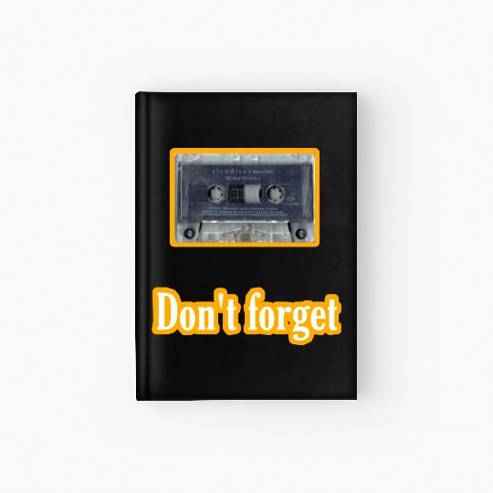 Cassette tape Hardcover Journal