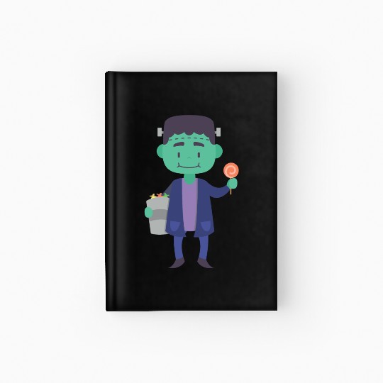 Candy Collector Happy Scary Halloween Vampire Hardcover Journal