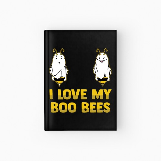 I Love My Boo Bees Bumble Bees Halloween Costume Hardcover Journal