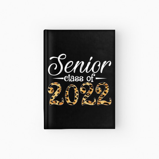 Senior Class Of 2022 Leopard Print Hardcover Journal