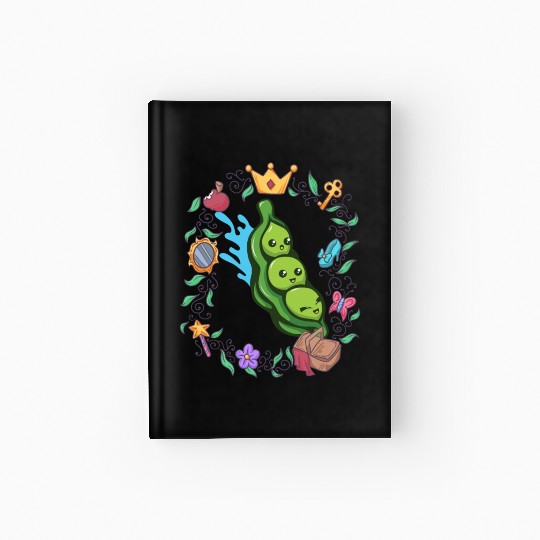 Pea Vegetable Vegan Fairy Fairy Tale Hardcover Journal