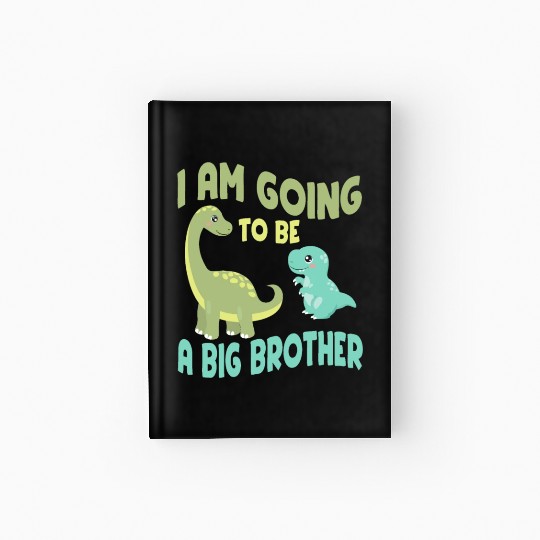 I'm going to be big brother, Dinosaur baby Revel Hardcover Journal