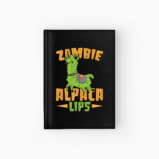 Zombie Alpacalips Llama Lover Alpaca Whisperer Hardcover Journal