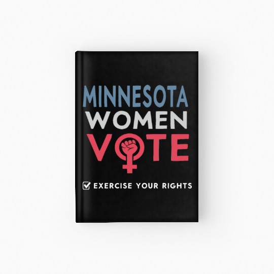 Minnesota Women Vote Voter 2022 Election Feminist Hardcover Journal