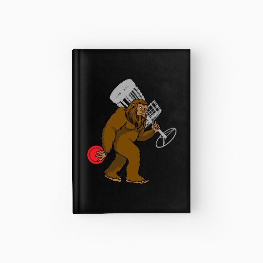 Disc Golf Ape Man Hardcover Journal