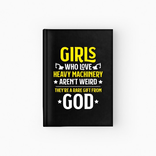 Heavy Equipment Operator Excavator Driver Operator Hardcover Journal