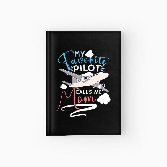 Pilot Aviation Airplane Airline Captain Aviator Hardcover Journal