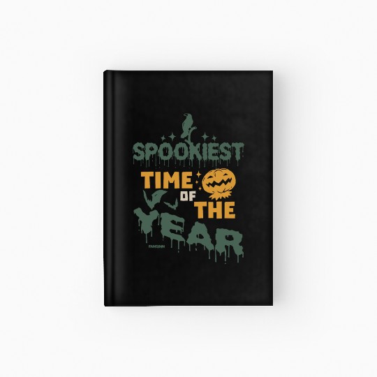 Pumpkin zombie Halloween Hardcover Journal