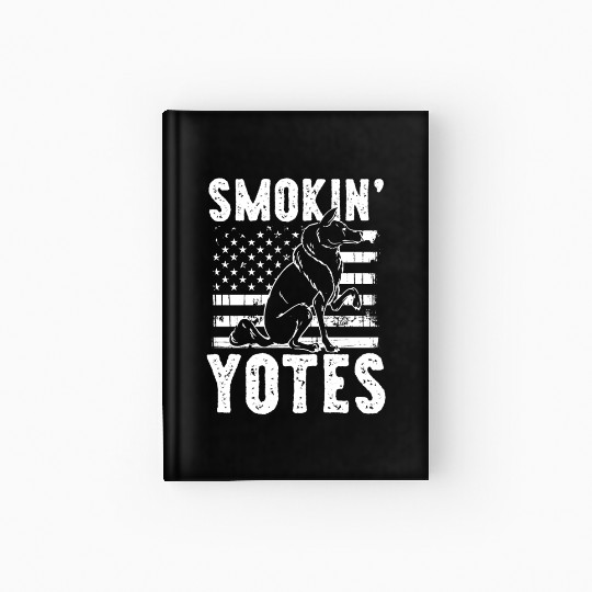 Coyote Trapping Coyote Hunting Yote Hunting Gift Hardcover Journal