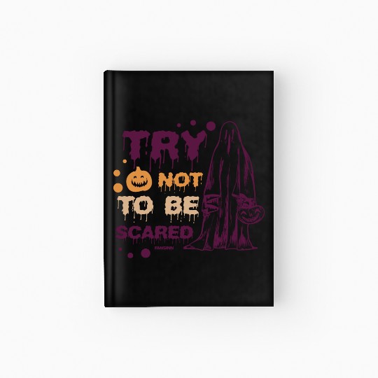 Halloween ghost trick or treat costume Hardcover Journal