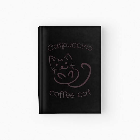 Coffee Cat Catpuccino Hardcover Journal