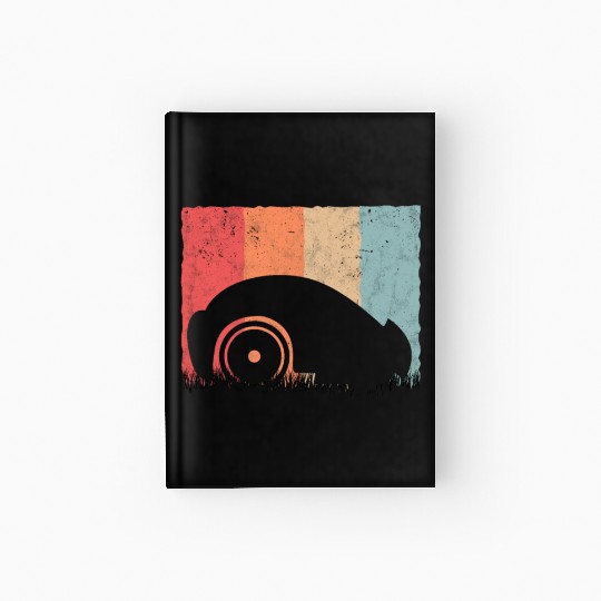 Mähroboter Retro Lawn Robot Vintage Hardcover Journal